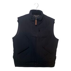 J. Crew Sussex Quilted Vest PrimaLoft Black Zip Up Mens Size M NWOT outdoor prep